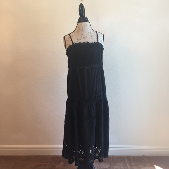 SOLD! Free People crochet Intimately M maxi dress - Picture 6 of 8